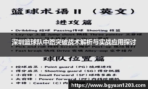 深圳篮球队中路突破战术解析与实战应用探讨